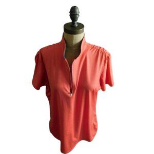 Sport Haley Size XL Ruched Shoulder Active Tennis Golf Pickleball Top